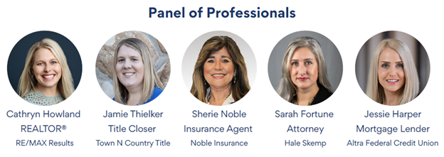 Headshots of panel speakers